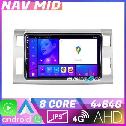 Navigatie Toyota Estima intre anii 2006 2013 EDOTEC-LITE Android Ecran 720P Octa Core 4 64 Carplay CarStore Technology