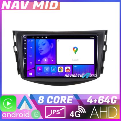 Navigatie Toyota RAV4 KIT 018 EDOTEC-LITE Android Ecran 720P Octa Core 4 64 Carplay CarStore Technology