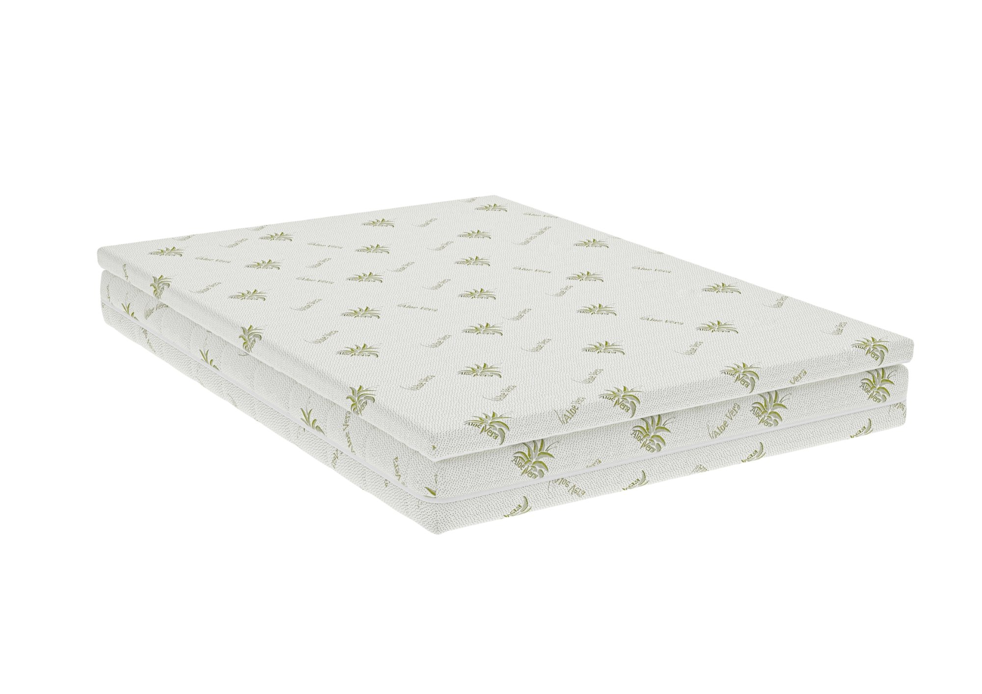 Topper Aloe Vera 140x200x4 cm, husa detasabila si lavabila, fermitate medie Relax KipRoom
