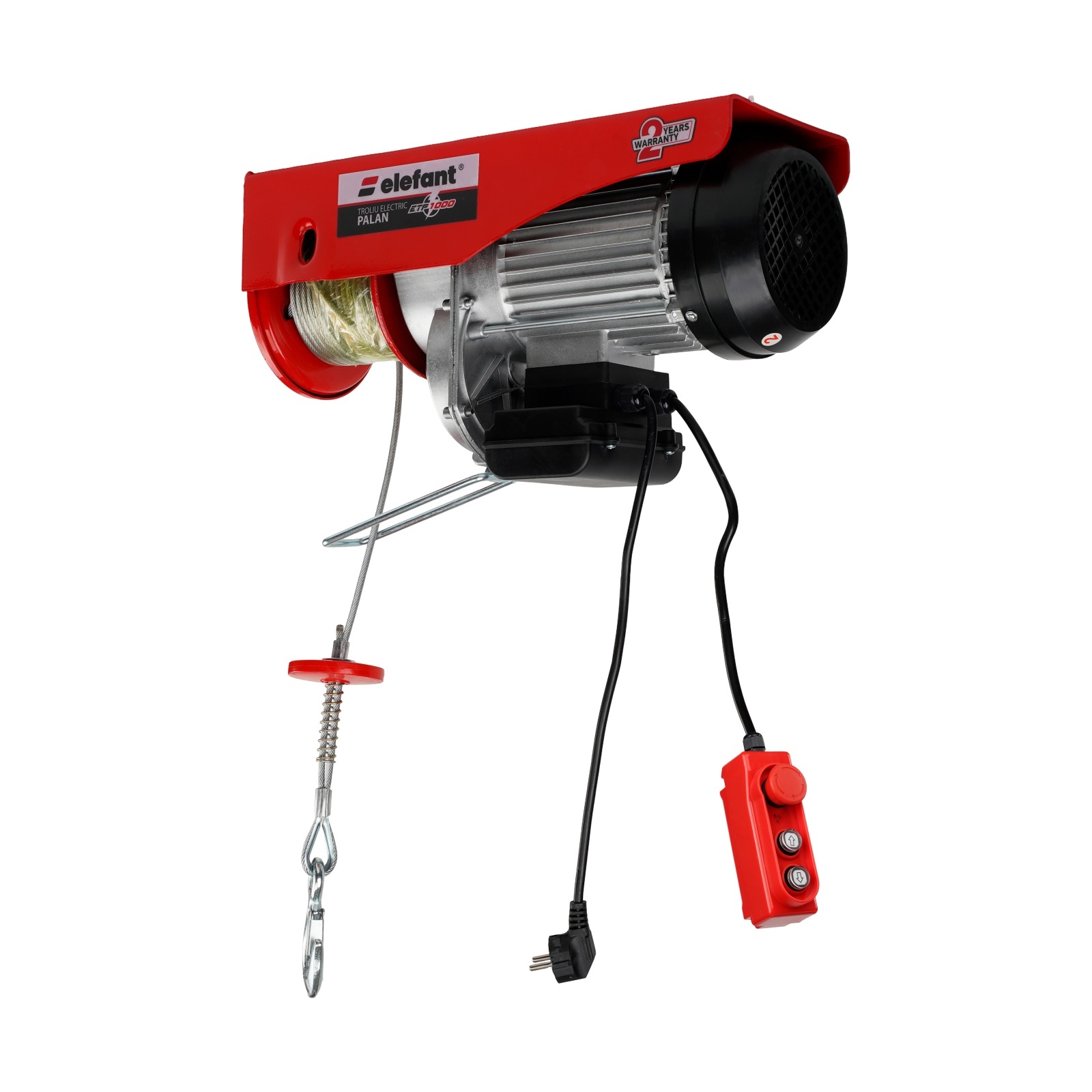 Troliu electric (palan electric) ELEFANT ETP1000, 1600 W, 1000 kg Innovative ReliableTools