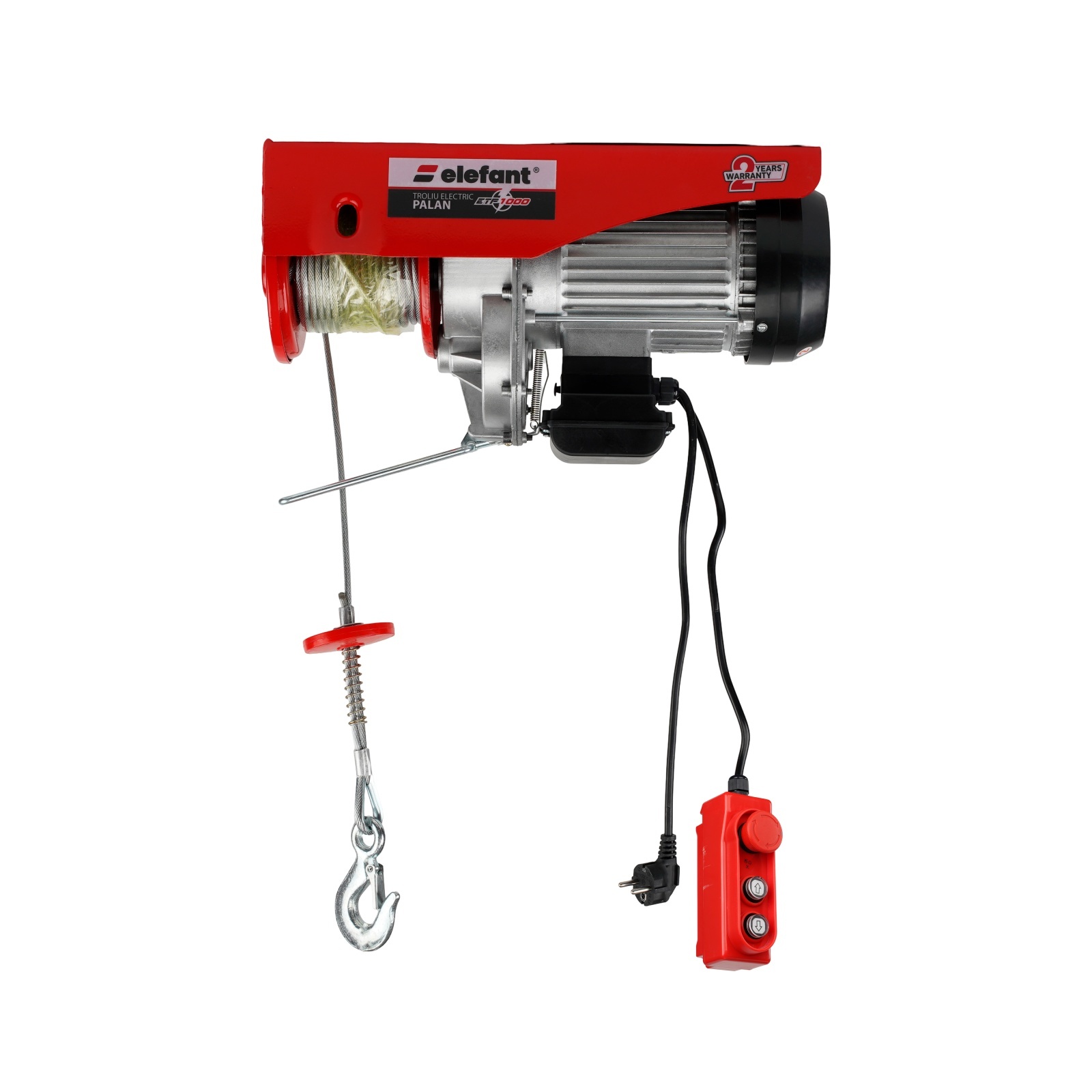 Troliu electric (palan electric) ELEFANT ETP1000, 1600 W, 1000 kg Innovative ReliableTools