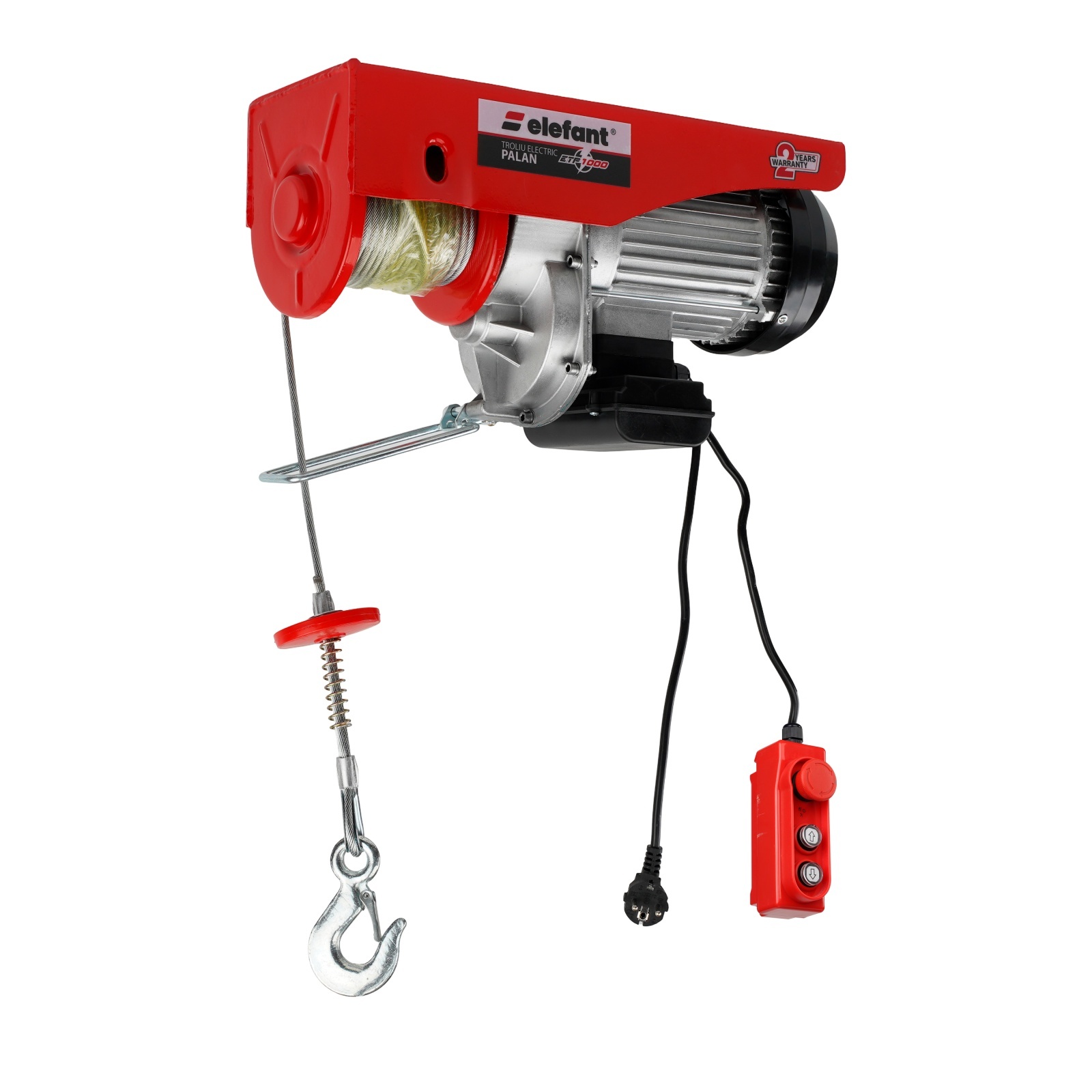 Troliu electric (palan electric) ELEFANT ETP1000, 1600 W, 1000 kg Innovative ReliableTools