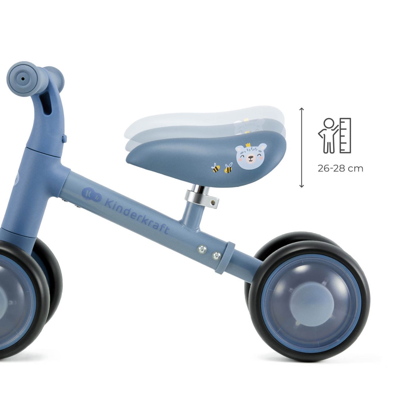 BICICLETA ECHILIBRU CUTIE FLASH, BLUE SuperHeroes ToysZone