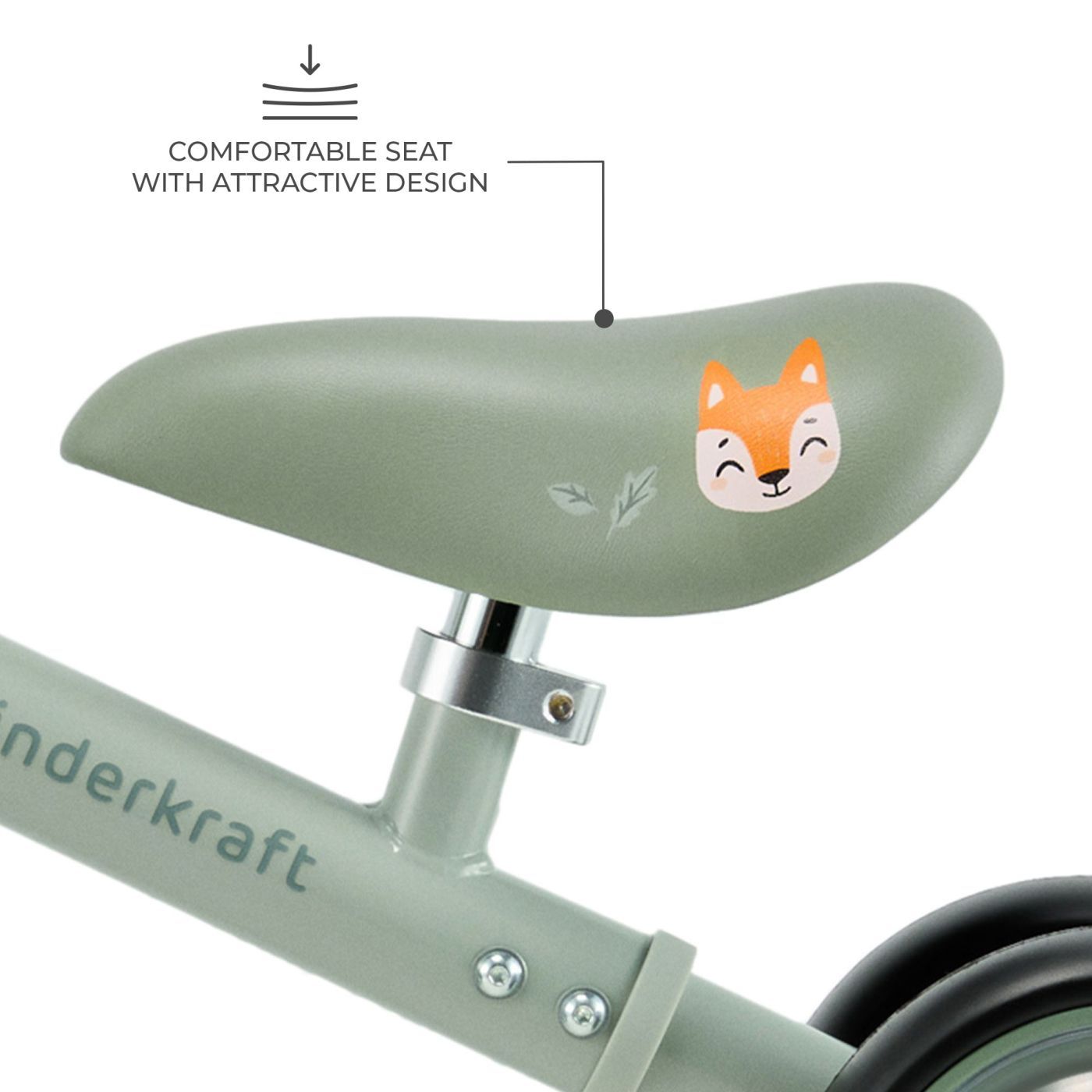 BICICLETA ECHILIBRU CUTIE FLASH, GREEN SuperHeroes ToysZone