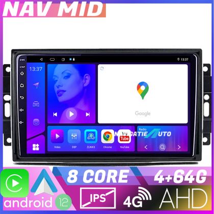 Navigatie Chrysler Jeep Octa Core EDOTEC-LITE Android Ecran 720P Octa Core 4+64 Carplay  Android auto v1 CarStore Technology