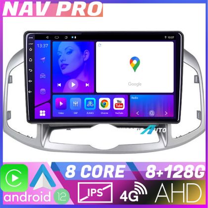 Navigatie MP5 Chevrolet Captiva 2012-2018 Manual EDOTEC-LITE Android Ecran 720P Octa Core 8+128 Carplay  Android auto CarStore Technology