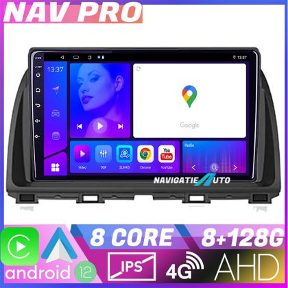 Navigatie Mazda CX-5 2012-2016 EDOTEC-LITE Android Ecran 720P Octa Core 8+128 Carplay  Android auto CarStore Technology