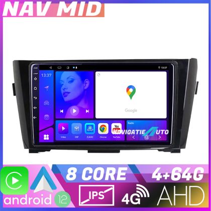 Navigatie Nissan Qashqai Octa Core EDOTEC-LITE Android Ecran 720P Octa Core 4+64 Carplay  Android auto CarStore Technology