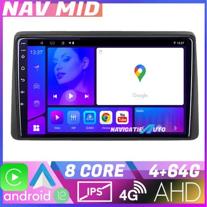 Navigatie Opel Movano Renault Master 2020- Octa Core EDOTEC-LITE Android Ecran 720P Octa Core 4+64 Carplay  Android auto v1 CarStore Technology