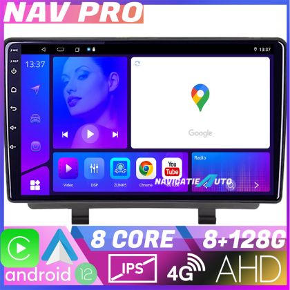 Navigatie Opel Zafira C 2011-2019 EDOTEC-LITE Android Ecran 720P Octa Core 8+128 Carplay  Android auto CarStore Technology