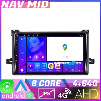 Navigatie Toyota Urbancruiser 2009-2014 Octa Core EDOTEC-LITE Android Ecran 720P Octa Core 4+64 Carplay  Android auto CarStore Technology