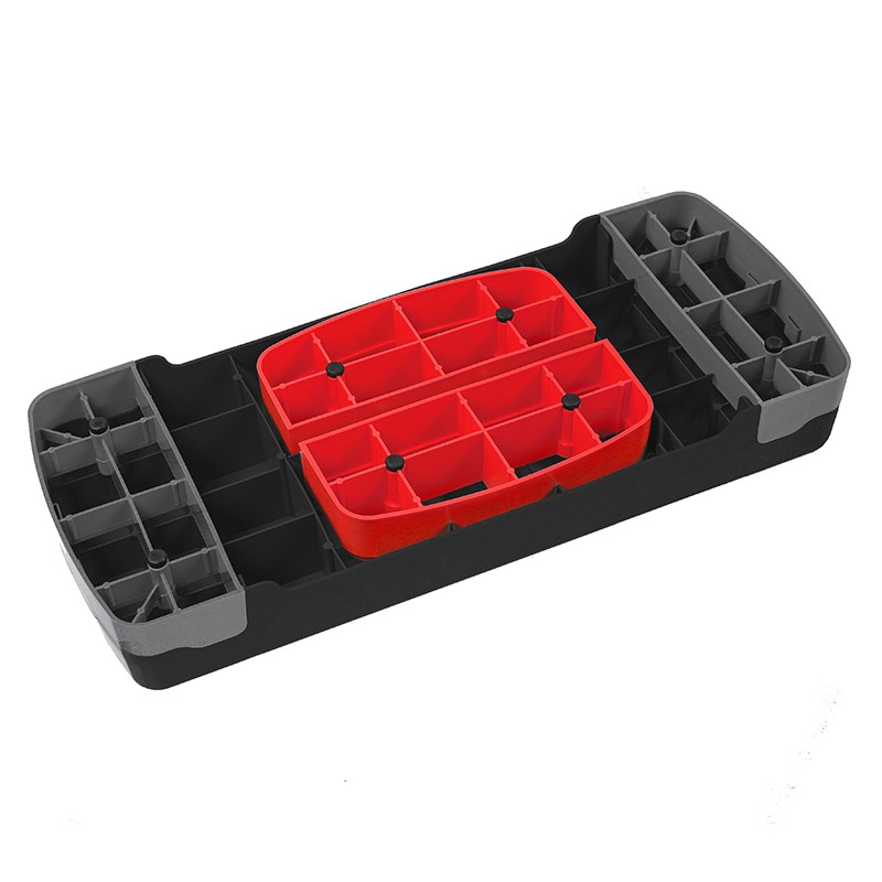 Banca aerobic HMS AS003- negru/rosu FitLine Training