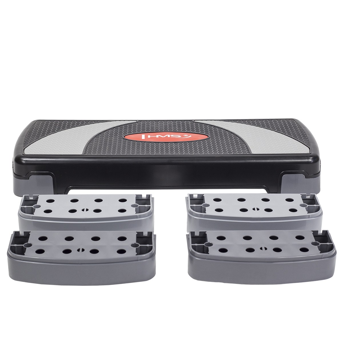 Banca aerobic HMS AS004 Negru/Gri FitLine Training