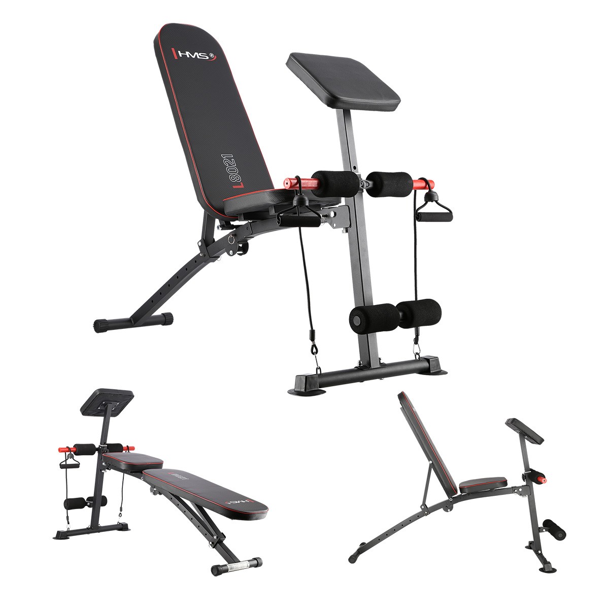 Banca exercitii reglabila HMS L8021 FitLine Training