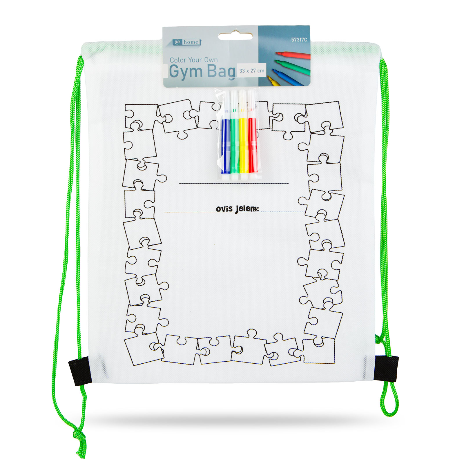 Sac de Sport Colorabil - Cu 4 Markere, 33 x 27 cm Best CarHome