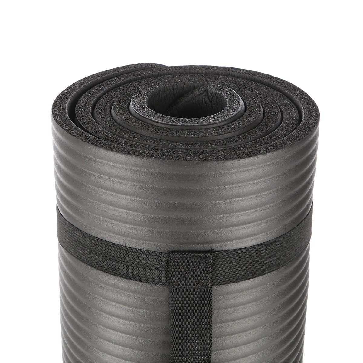 Saltea yoga HMS YM04, Negru FitLine Training
