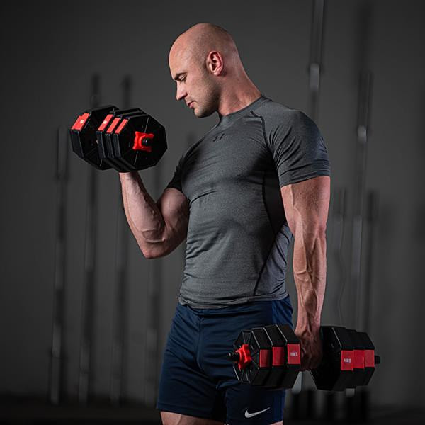 Set Haltera si Gantere HMS SGC20 20 kg FitLine Training