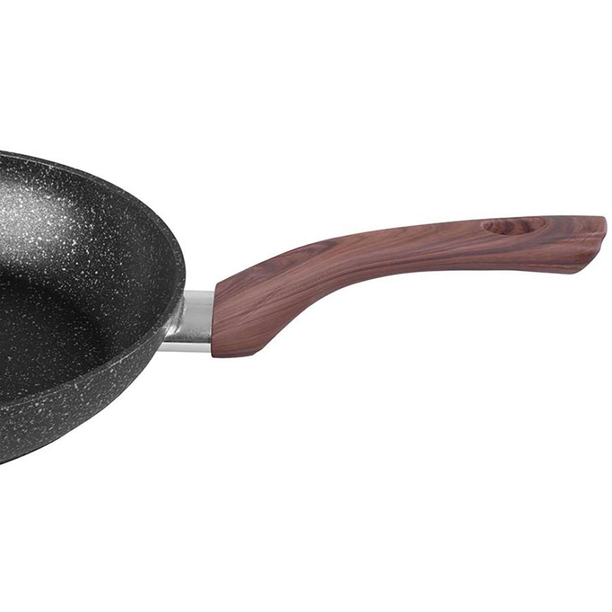 Tigaie clasica, 26 cm, antiaderenta, Black Marble Line, MagicHome GartenVIP DiyLine