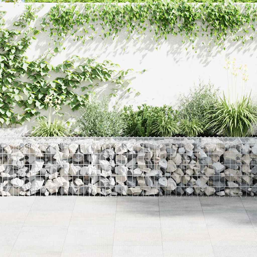 Perete gabion cu capace, 300 x 30 x 50 cm, oțel galvanizat GartenMobel Dekor