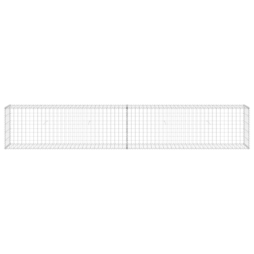 Perete gabion cu capace, 300 x 30 x 50 cm, oțel galvanizat GartenMobel Dekor