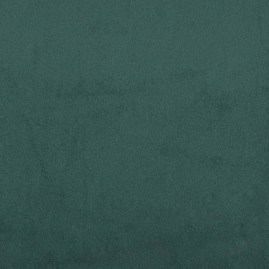 Canapea extensibilă în formă de L verde 275x140x70 cm catifea GartenMobel Dekor