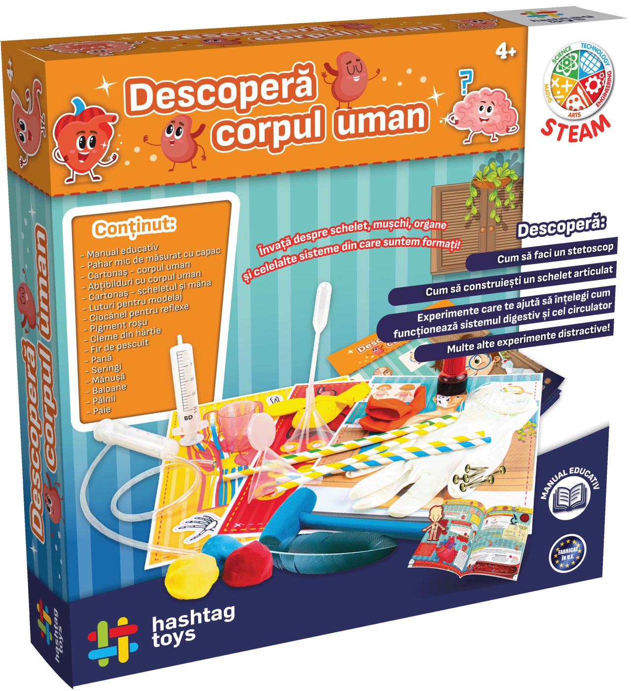 JOC EDUCATIV DESCOPERA CORPUL UMAN SuperHeroes ToysZone