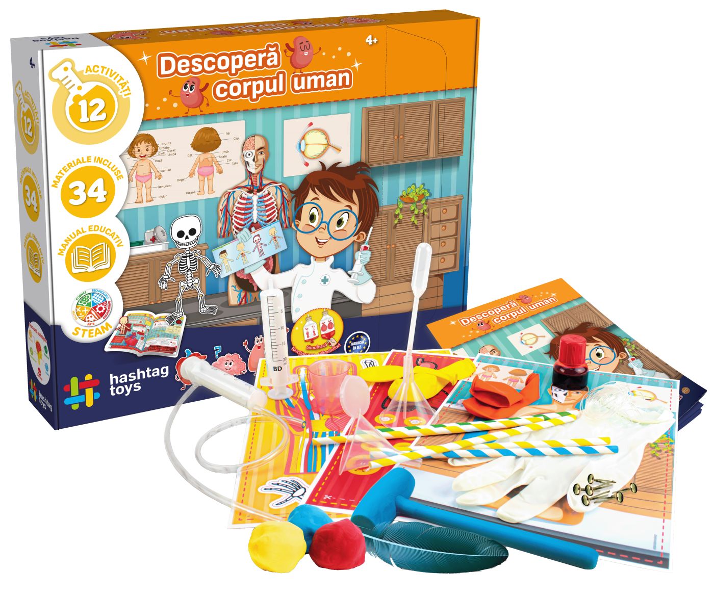 JOC EDUCATIV DESCOPERA CORPUL UMAN SuperHeroes ToysZone