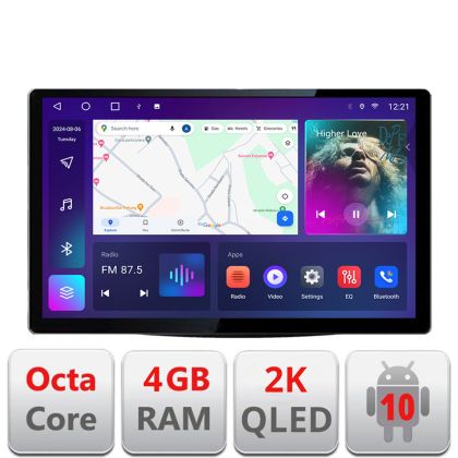 Navigatie Hyundai IX45 Santa Fe 2013-2015 Qled 2K Octa Core 4+64 LTE 4G DSP Wifi 5Ghz android auto carplay radio gps internet EDT-E413-2K CarStore Technology