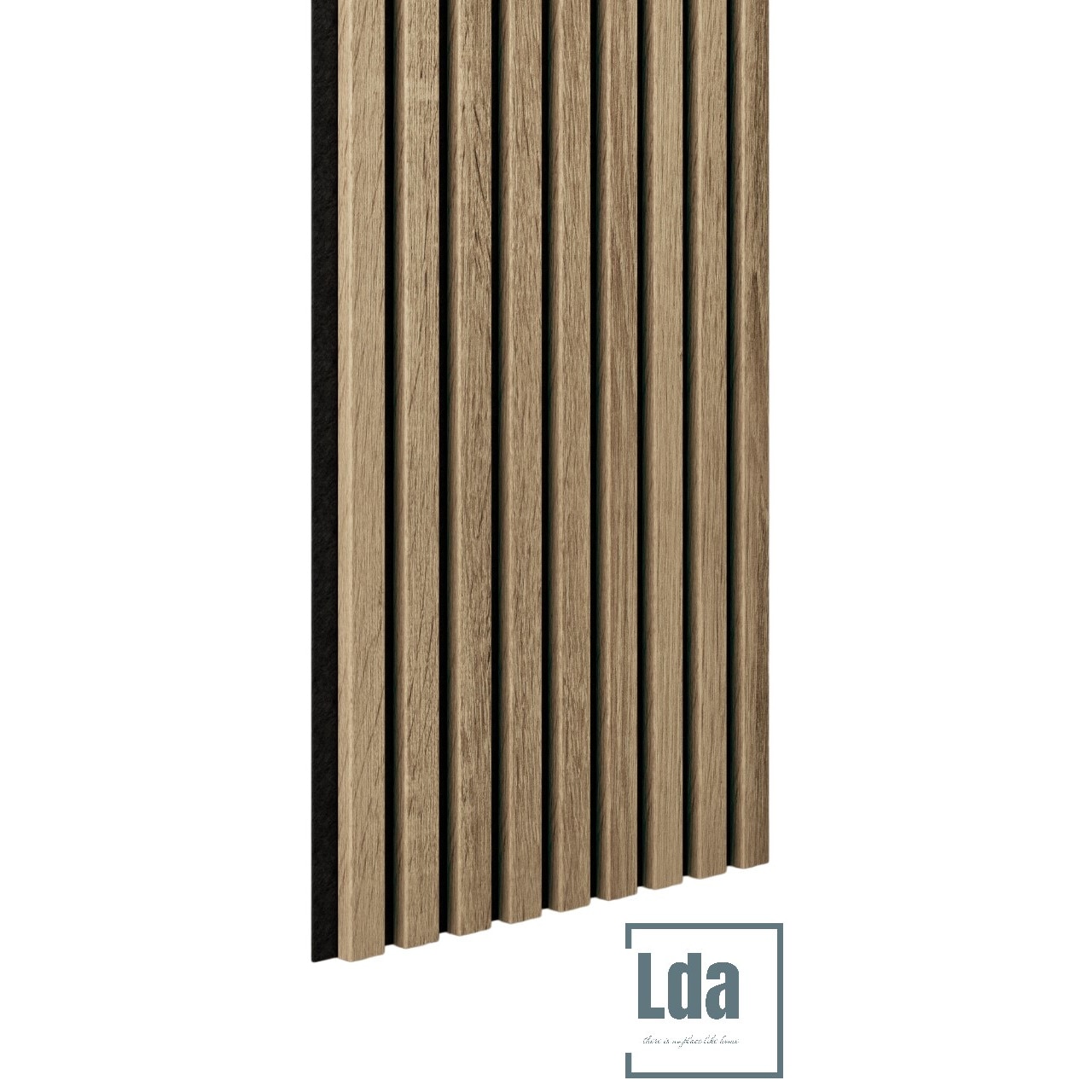 Riflaj MDF decorativ LDA PREMIUM de tip Panou Acoustic, Stejar Natur Saragossa, 260x40 cm Household NewTrend