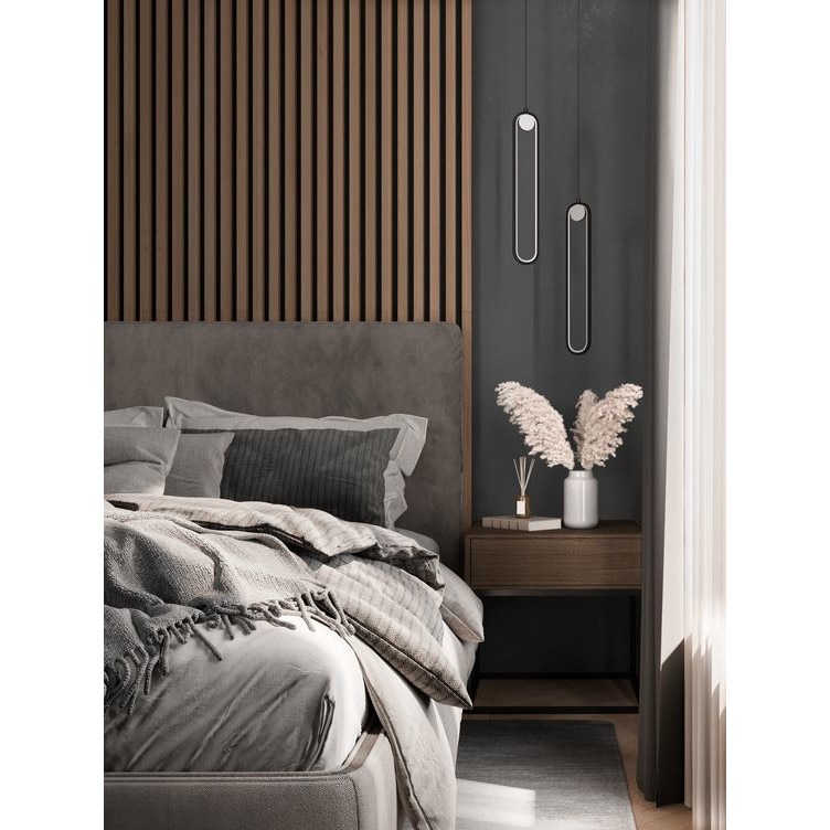 Riflaj MDF decorativ LDA PREMIUM de tip Panou Acoustic, Stejar Natur Saragossa, 260x40 cm Household NewTrend