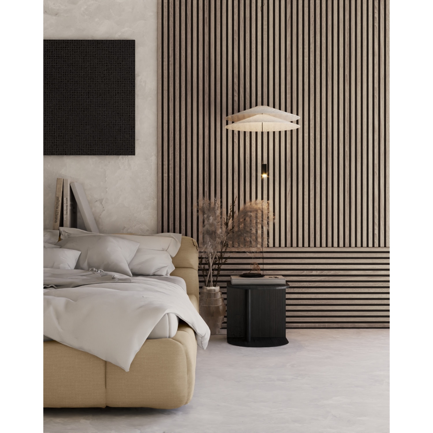 Riflaj MDF decorativ LDA PREMIUM de tip Panou Acoustic, Stejar Natur Saragossa, 260x40 cm Household NewTrend