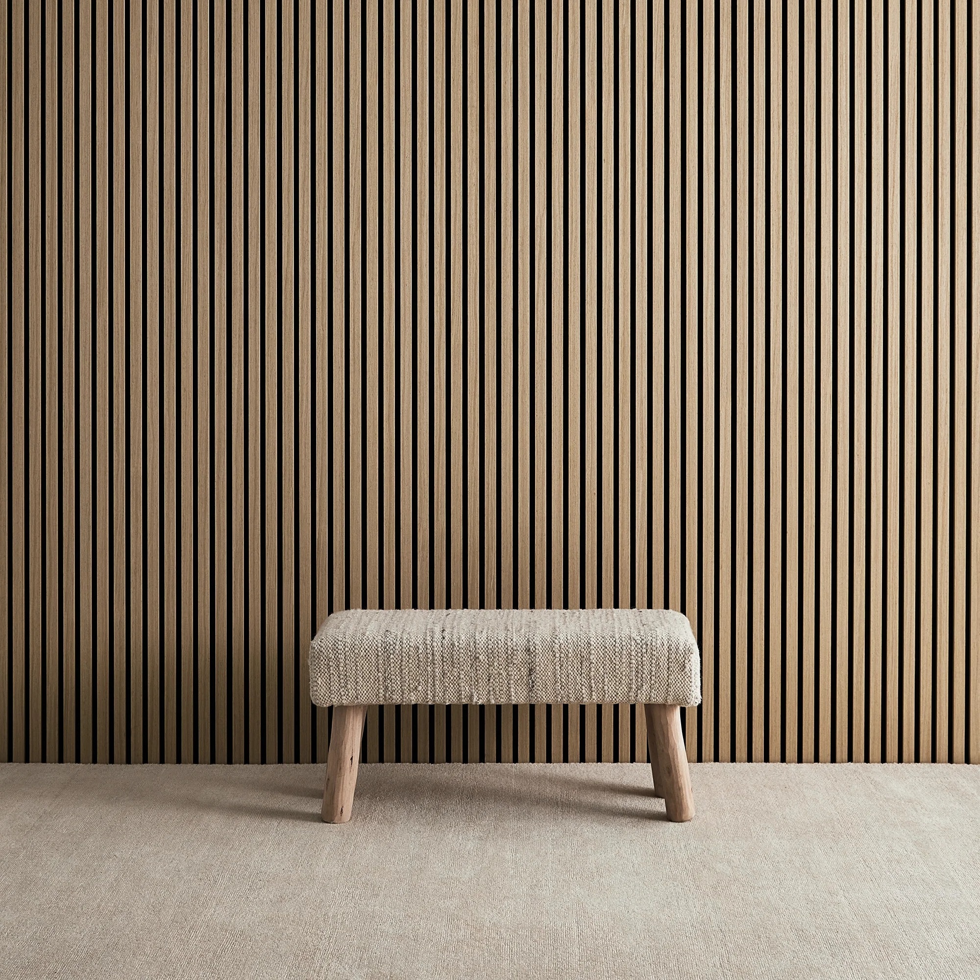 Riflaj MDF decorativ LDA PREMIUM de tip Panou Acustic, Stejar SONOMA, 260x40 cm Household NewTrend