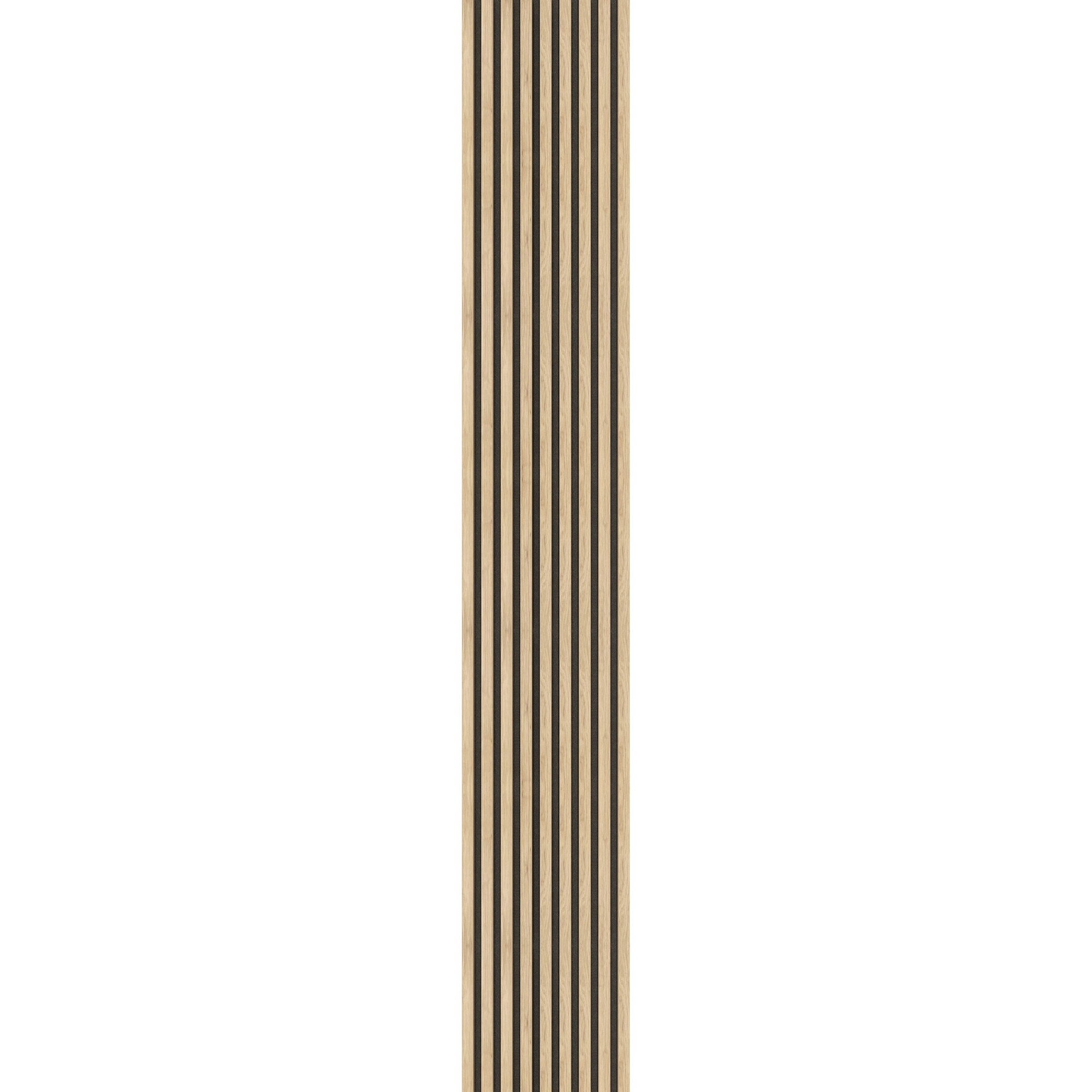 Riflaj MDF decorativ LDA PREMIUM de tip Panou Acustic, Stejar SONOMA, 260x40 cm Household NewTrend