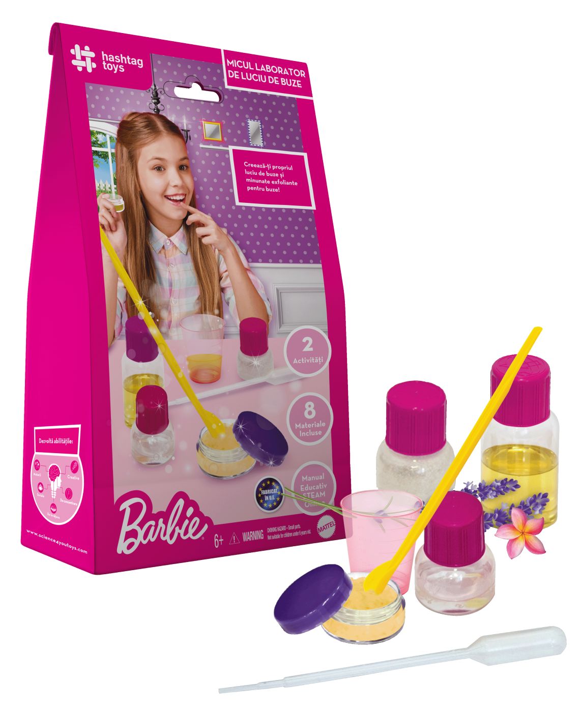 SET BARBIE MICUL LABORATOR DE LUCIU DE BUZE SuperHeroes ToysZone