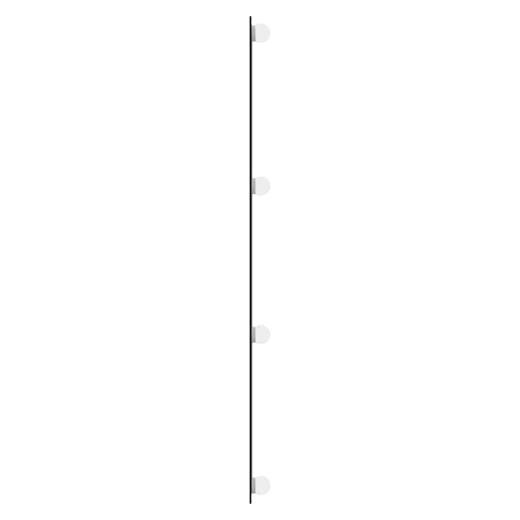 Oglindă de perete cu lumini LED 40x100 cm sticlă dreptunghiular GartenMobel Dekor