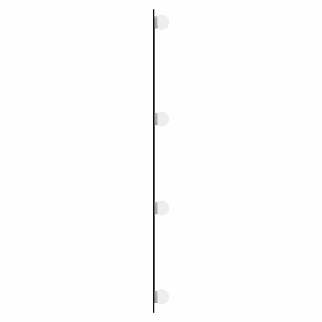 Oglindă de perete cu lumini LED 40x80 cm sticlă dreptunghiular GartenMobel Dekor