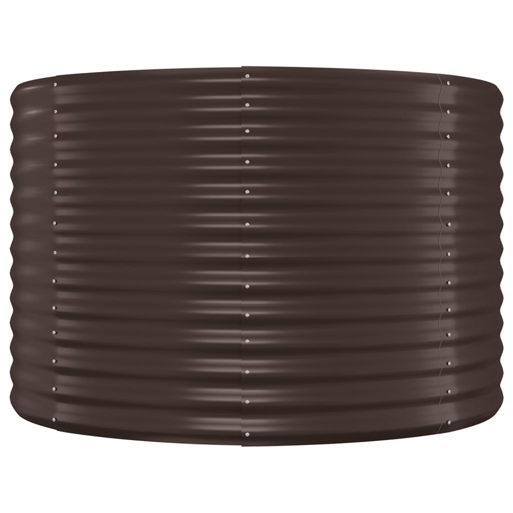Strat înălțat grădină 322x100x68 cm oțel galvanizat GartenMobel Dekor