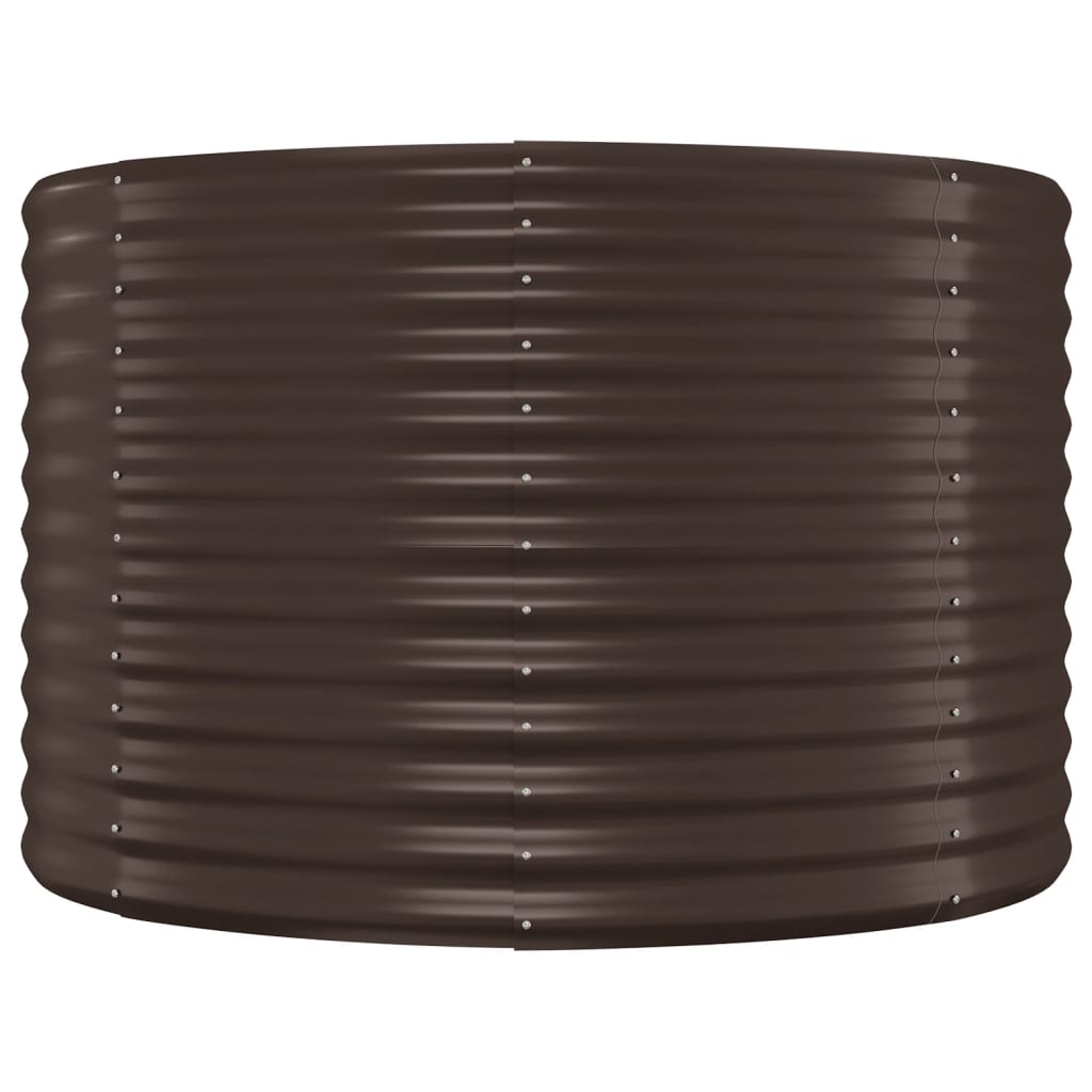 Strat înălțat grădină 396x100x68 cm oțel galvanizat GartenMobel Dekor