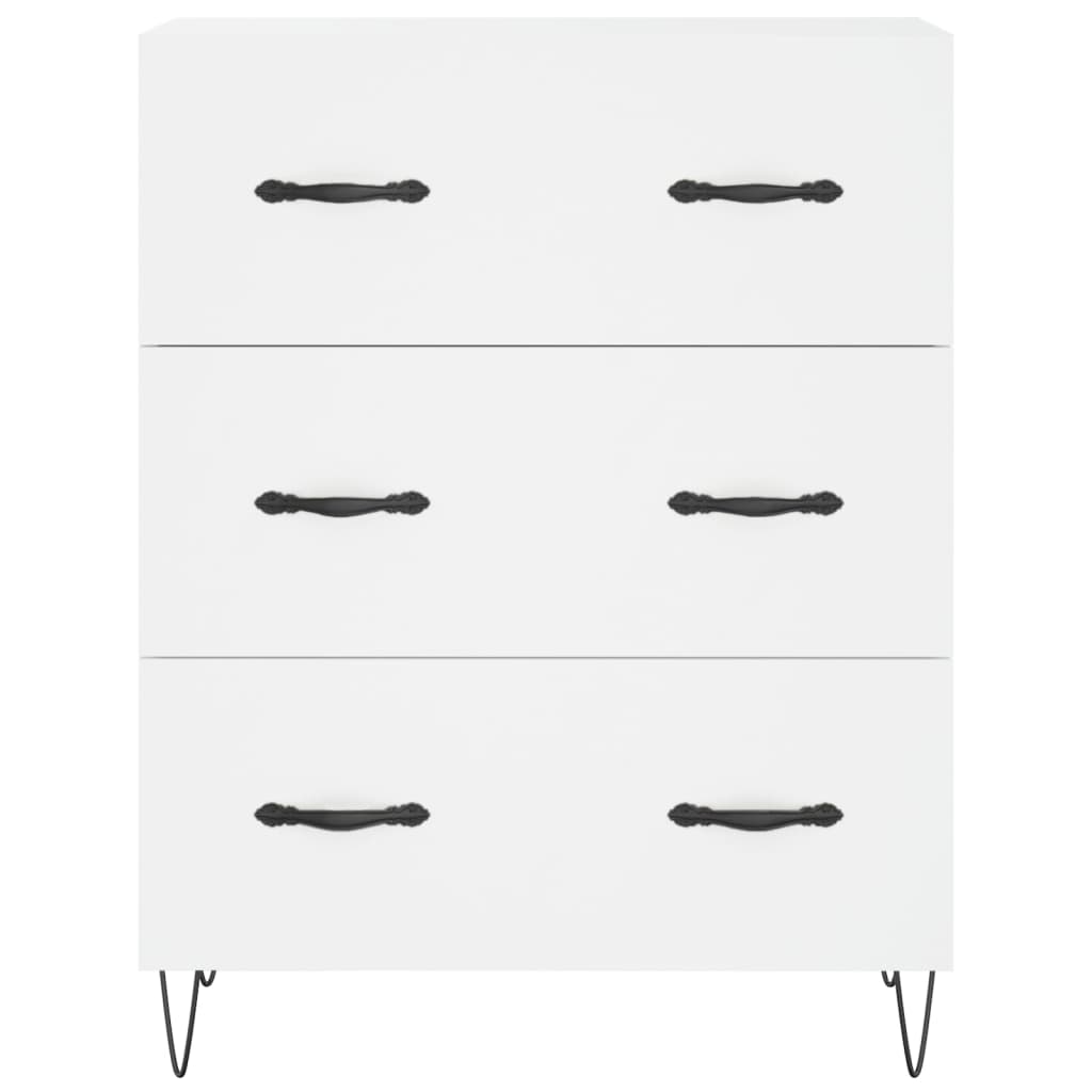 Dulap înalt, alb, 69,5x34x180 cm, lemn compozit GartenMobel Dekor