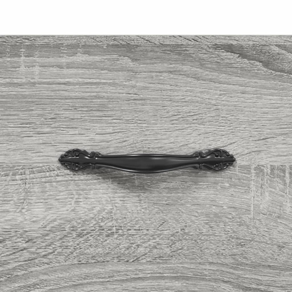 Dulap înalt, gri sonoma, 69,5x34x180 cm, lemn compozit GartenMobel Dekor