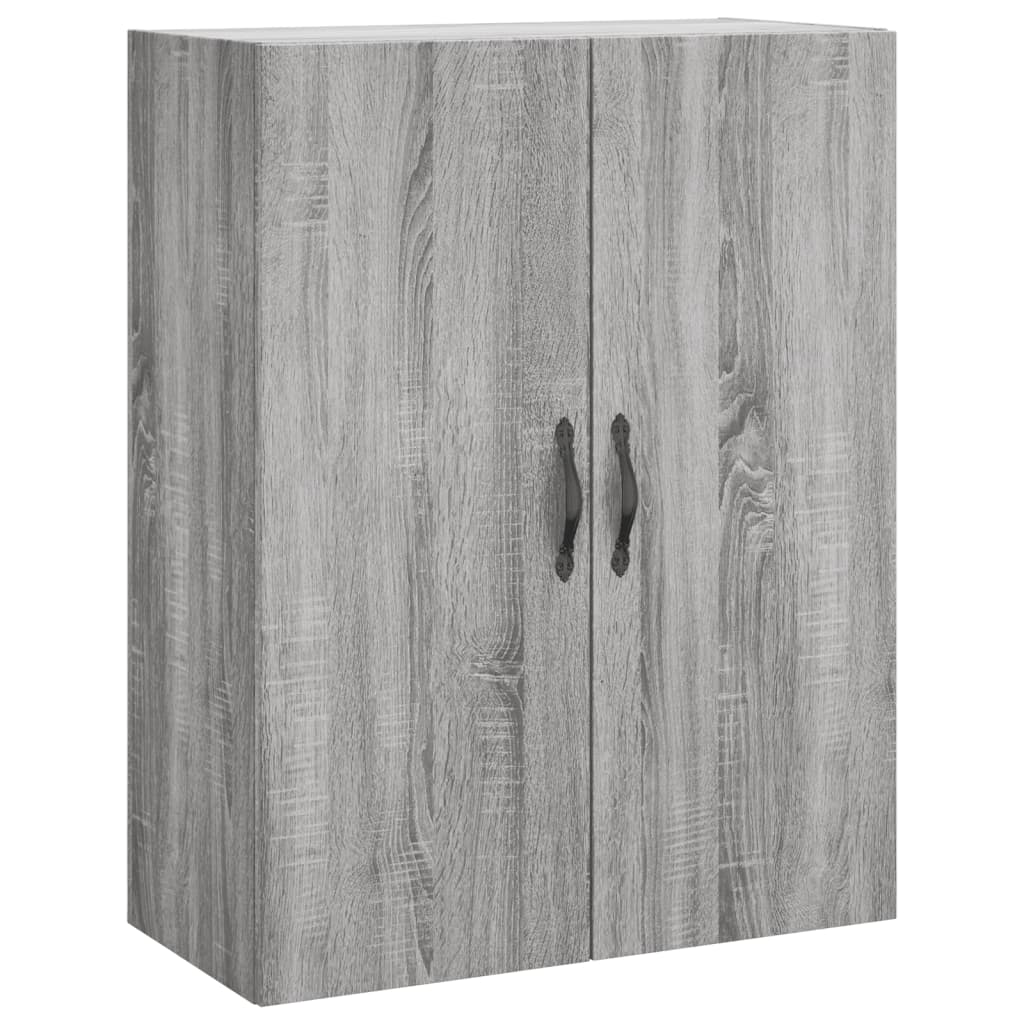 Dulap înalt, gri sonoma, 69,5x34x180 cm, lemn compozit GartenMobel Dekor