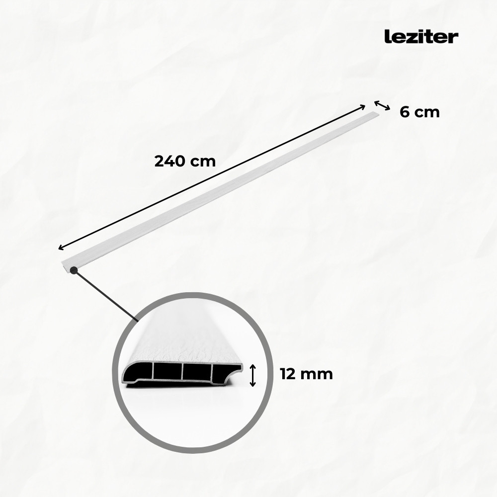 Leziter Cant de podea din vinil SPC stejar Atakama 2400x60x12 mm Mobalis Homvera