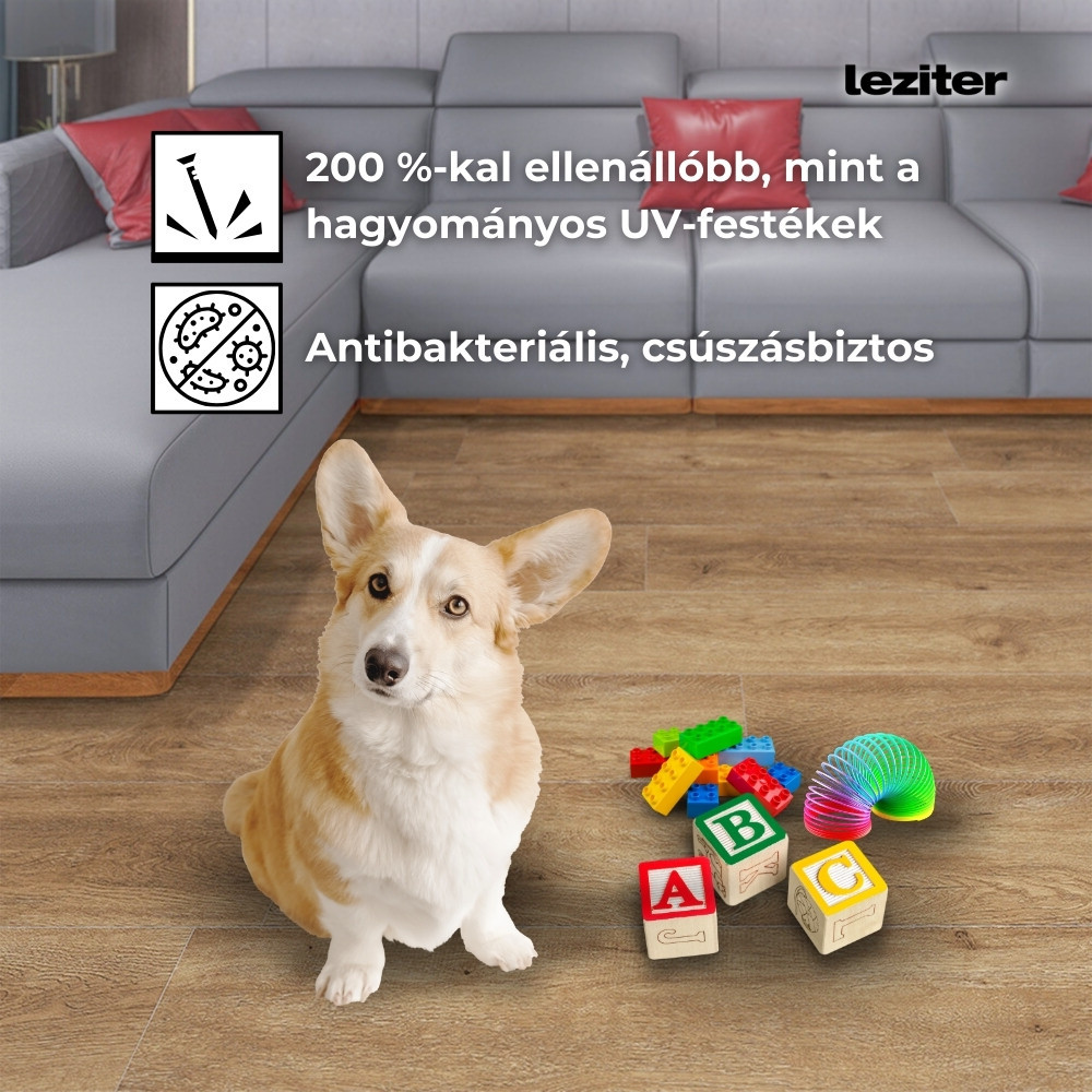 Leziter Pardoseală Leziter Atakama Oak Vinyl SPC Mobalis Homvera