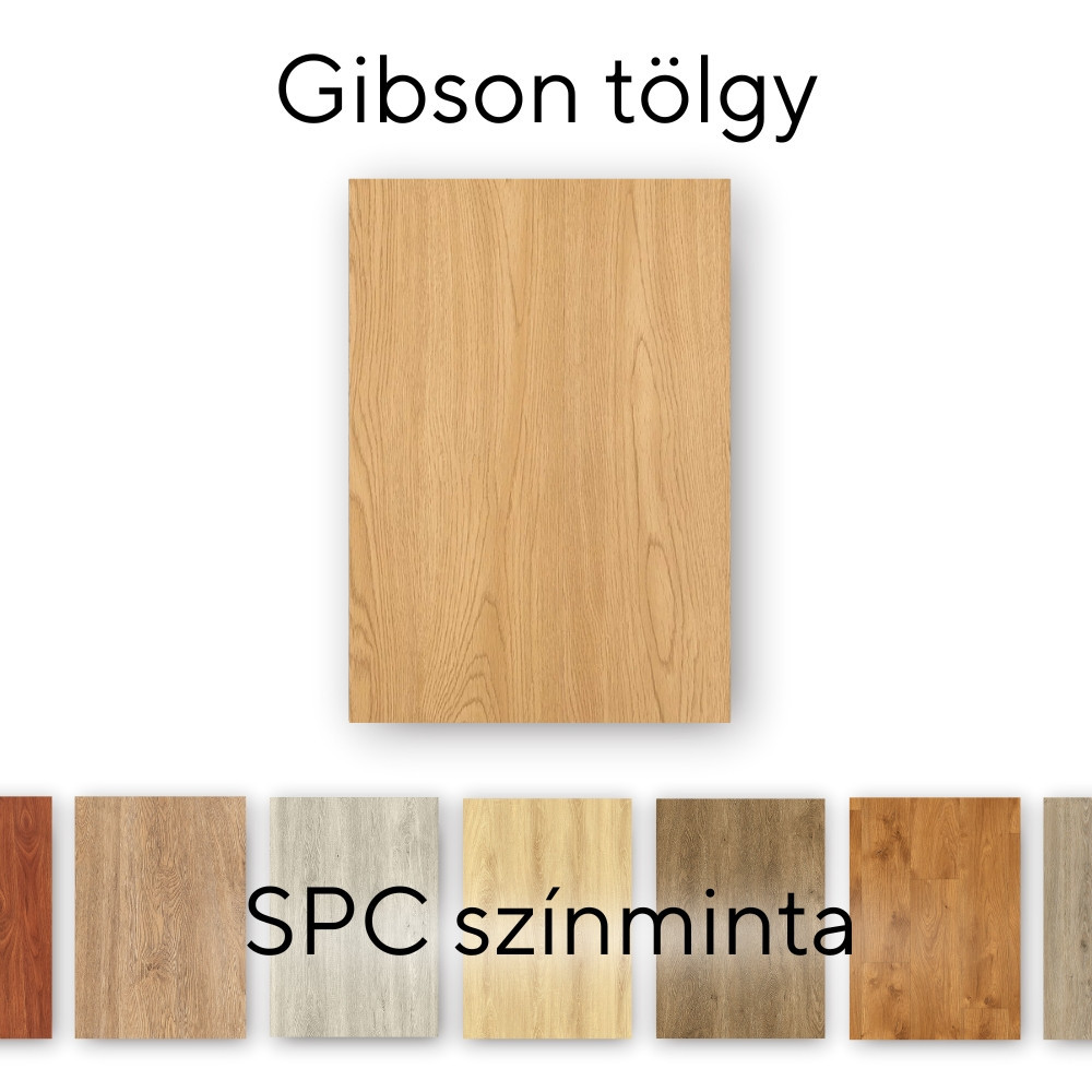 Leziter Pardoseală vinilică SPC Leziter Gibson Oak Mostră/Bucată Mobalis Homvera
