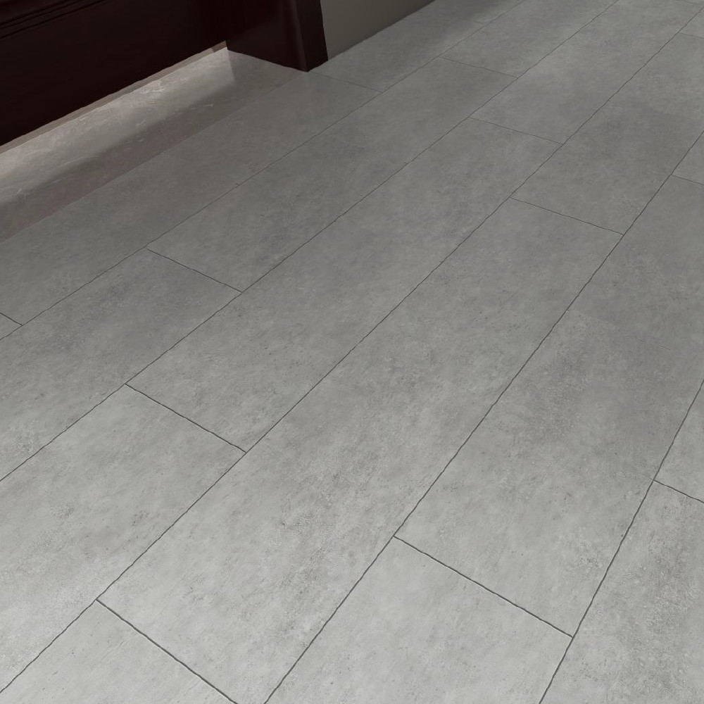 Leziter Pardoseală vinilică SPC gri beton Leziter Harbor Mobalis Homvera