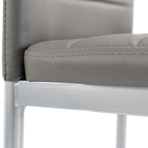 Leziter Set de masă Midland 4 1 gri-negru Mobalis Homvera