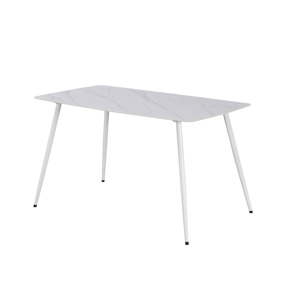 Leziter Set de masă Ravena 6 1 alb-negru Mobalis Homvera