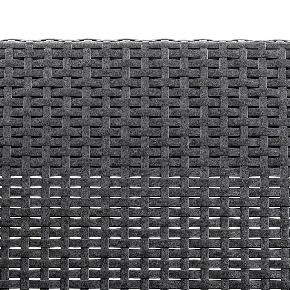 Curver Canapea de grădină Claire cu 3 locuri din ratan sintetic Mobalis Homvera