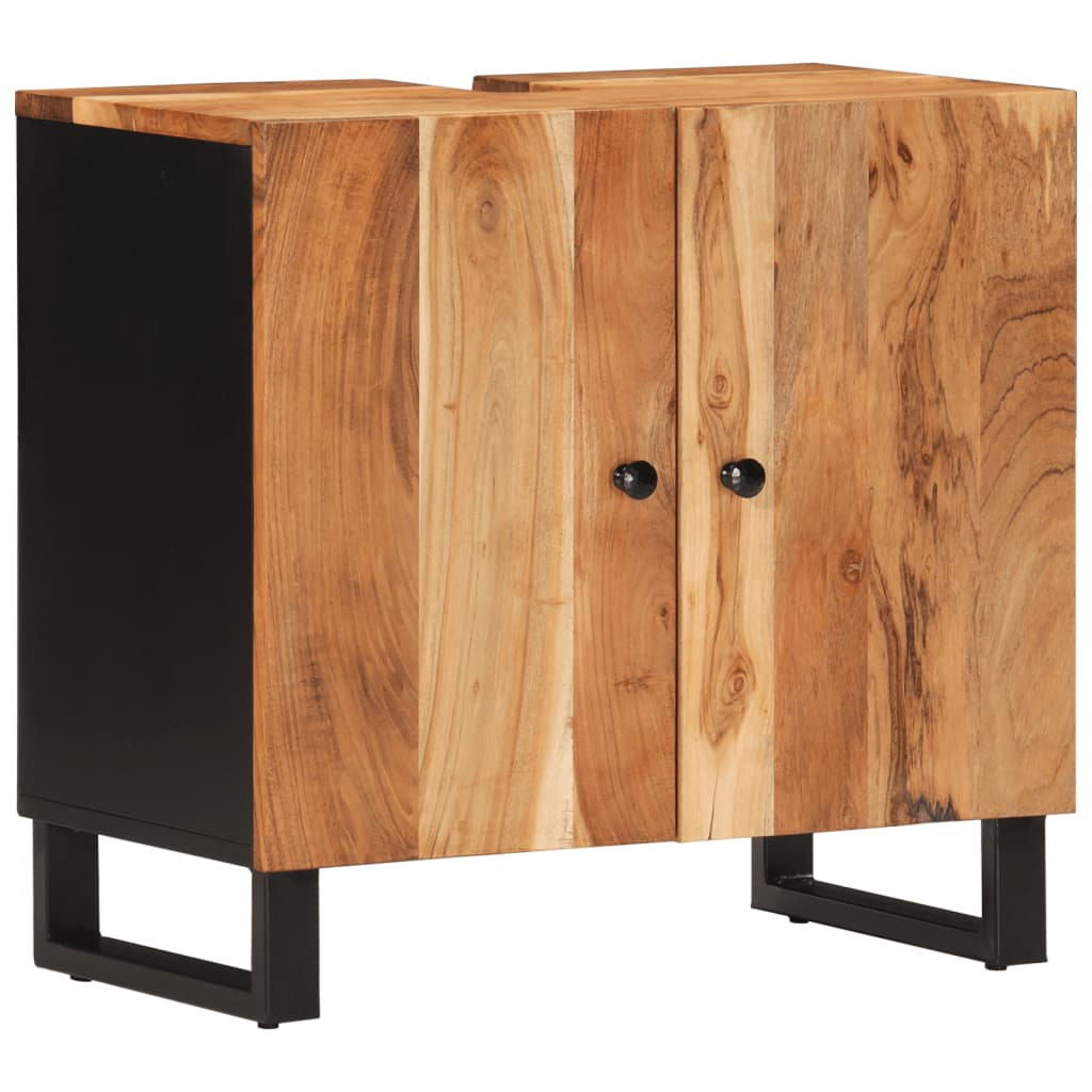 Set mobilier de baie, 2 piese, lemn masiv de acacia GartenMobel Dekor