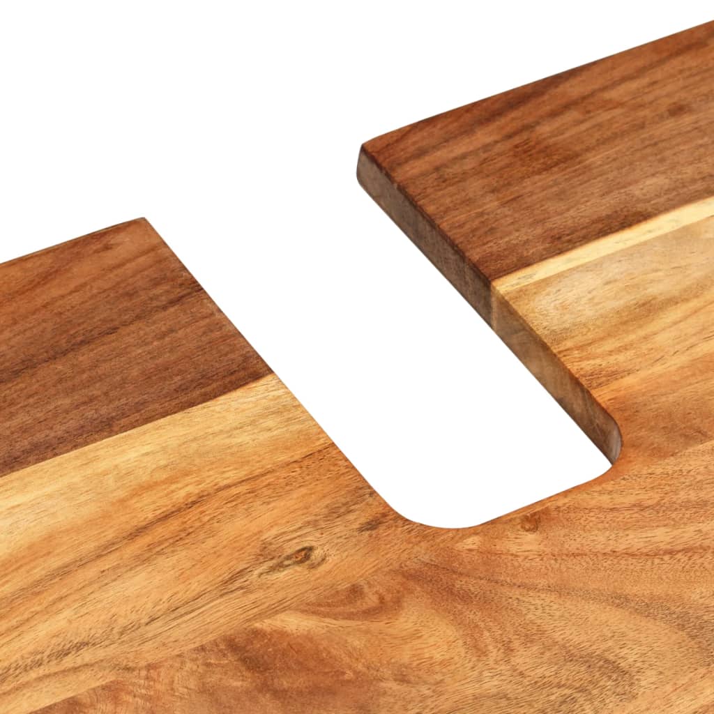 Set mobilier de baie, 3 piese, lemn masiv de acacia GartenMobel Dekor